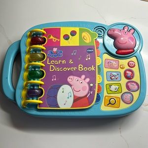 Learn & Discover Book vtech Peppa Pig